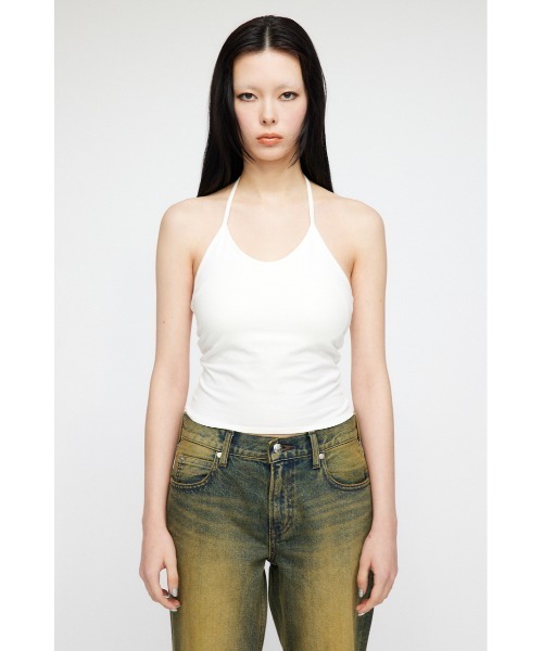 LAGUA GEM（ラグアジェム）の「HALTER NECK カップキャミソール（キャミソール・レディース・ターコイズブルー/ホワイト/ブラック・FREE）」の10枚目の写真