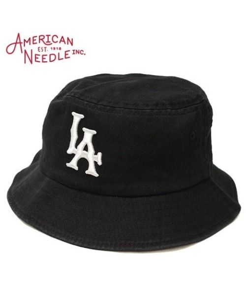AMERICAN NEEDLE(アメリカンニードル)の「AMERICAN NEEDLE BUCKET HAT(ハット・メンズ・ブラック系2/ブラック・FREE)」の2枚目の写真