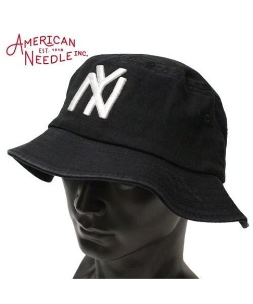 AMERICAN NEEDLE(アメリカンニードル)の「AMERICAN NEEDLE BUCKET HAT(ハット・メンズ・ブラック系2/ブラック・FREE)」の4枚目の写真