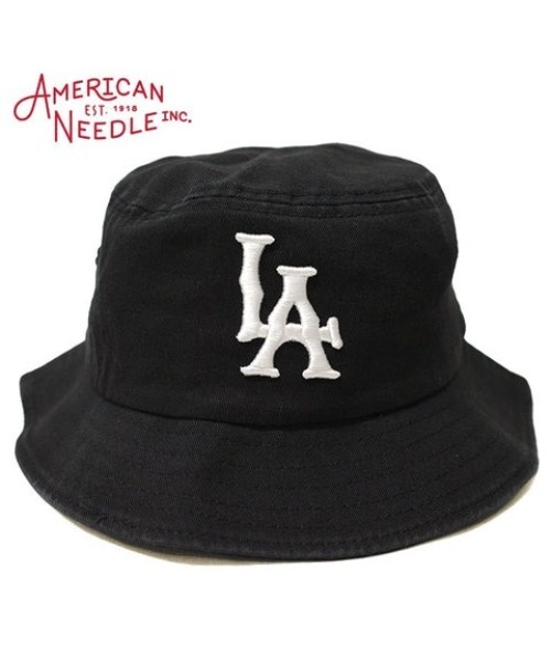 AMERICAN NEEDLE(アメリカンニードル)の「AMERICAN NEEDLE BUCKET HAT(ハット・メンズ・ブラック系2/ブラック・FREE)」の5枚目の写真