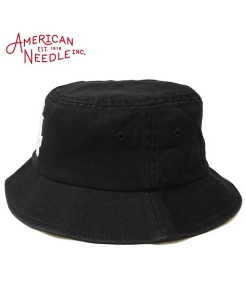 AMERICAN NEEDLE(アメリカンニードル)の「AMERICAN NEEDLE BUCKET HAT(ハット・メンズ・ブラック系2/ブラック・FREE)」の6枚目の写真