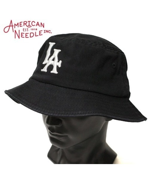 AMERICAN NEEDLE(アメリカンニードル)の「AMERICAN NEEDLE BUCKET HAT(ハット・メンズ・ブラック系2/ブラック・FREE)」の9枚目の写真
