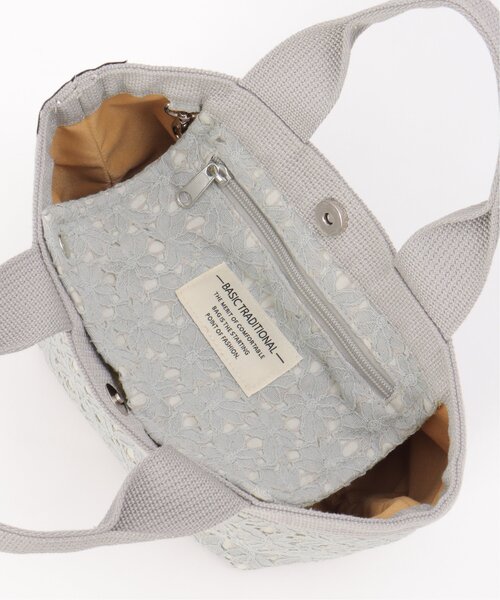 LBC（エルビーシー）の「ミニョントートバッグ（トートバッグ・レディース・オフホワイト/グレー/ブラック・FREE）」の15枚目の写真