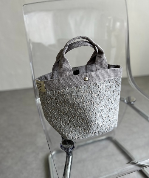LBC（エルビーシー）の「ミニョントートバッグ（トートバッグ・レディース・オフホワイト/グレー/ブラック・FREE）」の8枚目の写真