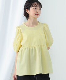 Ray BEAMS | Ray BEAMS / ランタンスリーブ ギャザー ブラウス(シャツ/ブラウス)