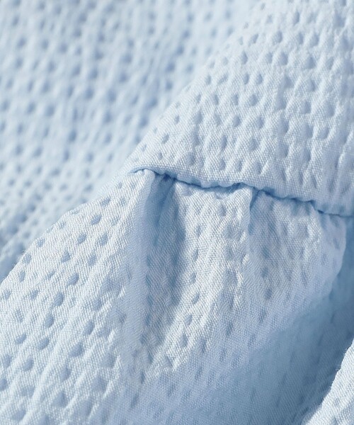 Ray BEAMS（レイビームス）の「Ray BEAMS / ランタンスリーブ ギャザー ブラウス[洗える]（シャツ/ブラウス・レディース・ホワイト/ブラック/イエロー系その他2/ライトブルー・ONE SIZE）」の13枚目の写真