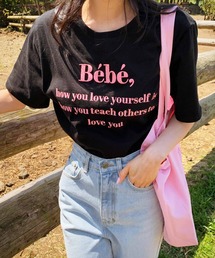 Bebe刺繍Tシャツ