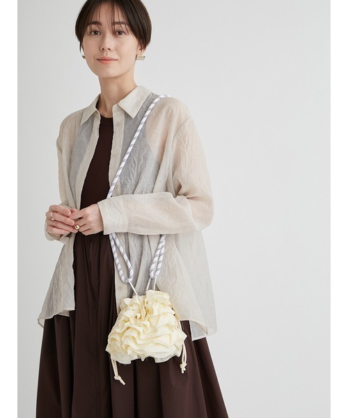 emmi（エミ）の「3wayショルダーバッグ（ショルダーバッグ・レディース・ブラック/カーキ/アイボリー・FREE）」の5枚目の写真