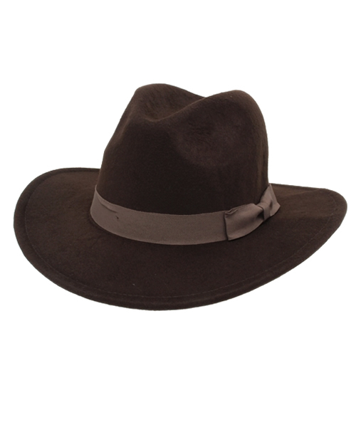 WEGO（ウィゴー）の「WEGO/ツバ広ハット（ハット・レディース・グレー/ブラック/ネイビー/ワイン/カーキ/ブラウン/ベージュ・FREE）」の4枚目の写真