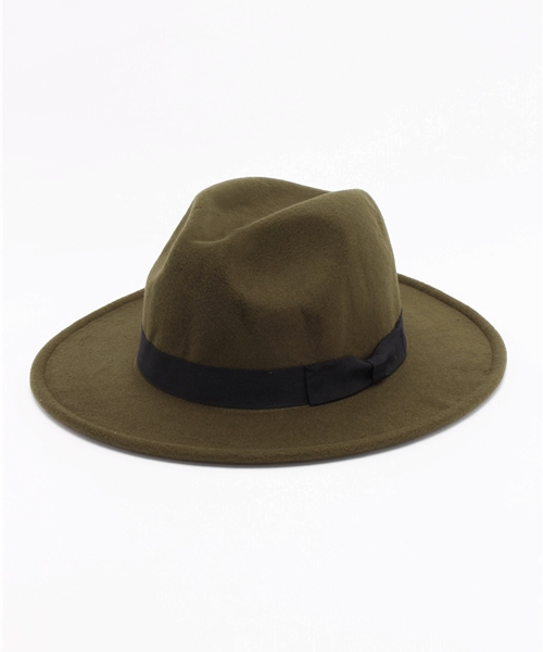 WEGO（ウィゴー）の「WEGO/ツバ広ハット（ハット・レディース・グレー/ブラック/ネイビー/ワイン/カーキ/ブラウン/ベージュ・FREE）」の5枚目の写真