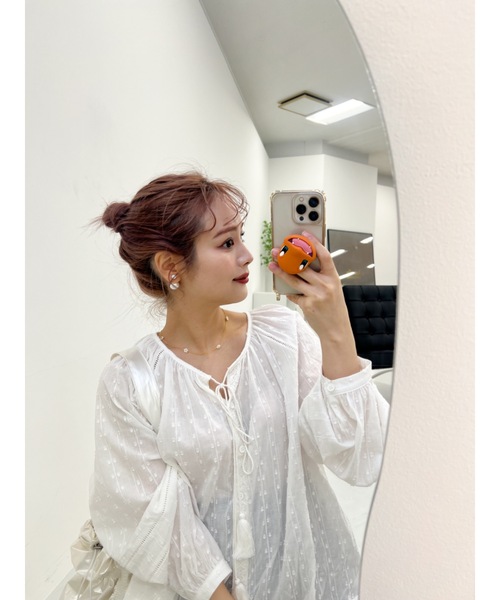 JUMELLE(ジュメロ)の「tassel voile blouse(シャツ/ブラウス・レディース・ホワイト・FREE)」の8枚目の写真