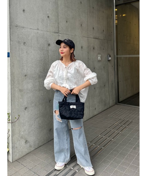 JUMELLE(ジュメロ)の「tassel voile blouse(シャツ/ブラウス・レディース・ホワイト・FREE)」の2枚目の写真