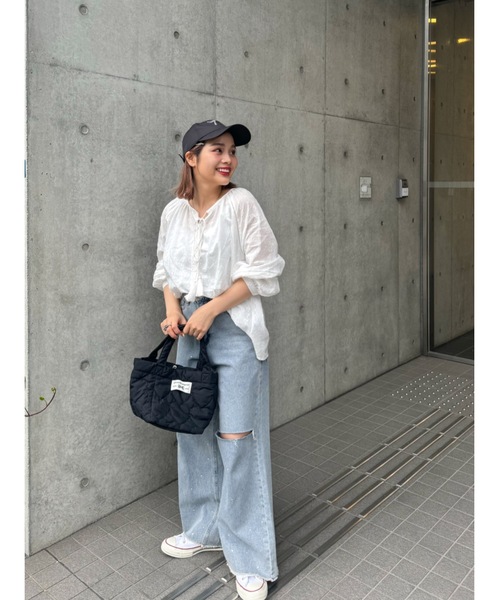 JUMELLE(ジュメロ)の「tassel voile blouse(シャツ/ブラウス・レディース・ホワイト・FREE)」の12枚目の写真