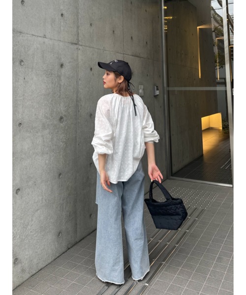 JUMELLE(ジュメロ)の「tassel voile blouse(シャツ/ブラウス・レディース・ホワイト・FREE)」の4枚目の写真