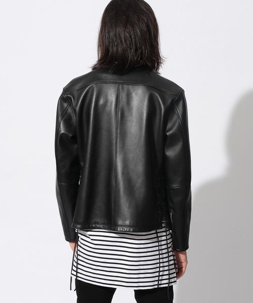 MONKEY TIME（モンキータイム）の「＜monkey time＞∴ SHEEP SD/LC N/CL BLSN/アウター（ライダースジャケット・メンズ・ブラック・MEDIUM/SMALL/X-LARGE/LARGE）」の12枚目の写真