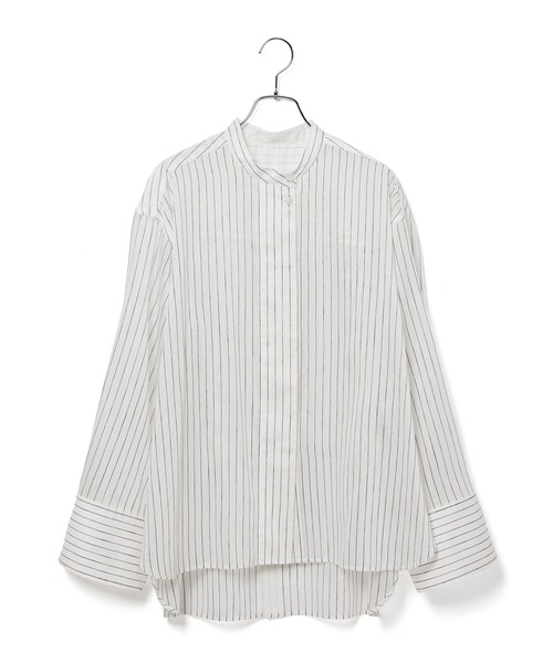 ADAM ET ROPE'（アダムエロペ）の「バックオープンシアーシャツ（シャツ/ブラウス・レディース・ホワイト系その他5/キナリ/ピンク・FREE）」の15枚目の写真