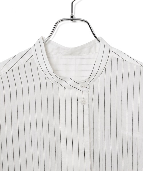 ADAM ET ROPE'（アダムエロペ）の「バックオープンシアーシャツ（シャツ/ブラウス・レディース・ホワイト系その他5/キナリ/ピンク・FREE）」の17枚目の写真