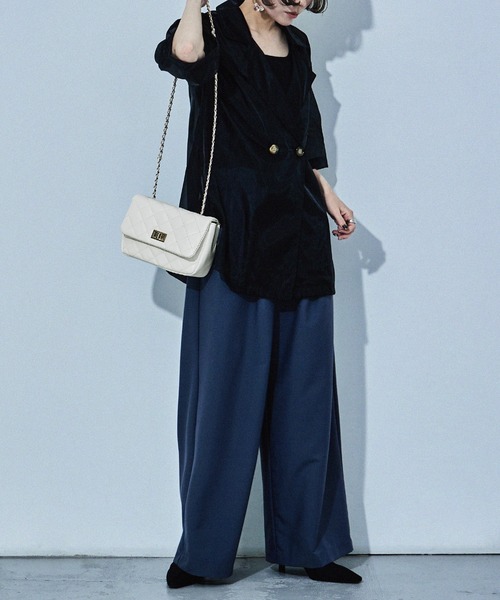 Fashion Letter(ファッションレター)の「チェーンショルダー キルティング ミニバッグ(ショルダーバッグ・レディース・ホワイト/ベージュ/ブラック・FREE)」の16枚目の写真