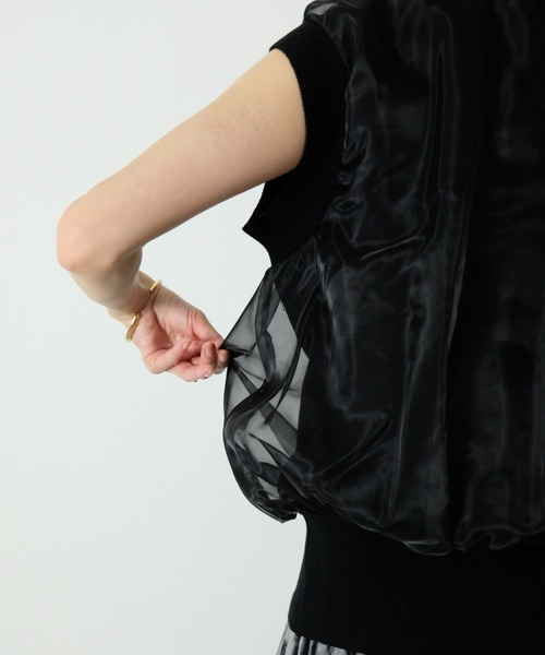 DOLLUPOOPS（ドールアップウップス）の「オーガンジートップス（その他トップス・レディース・オフホワイト・38）」の2枚目の写真