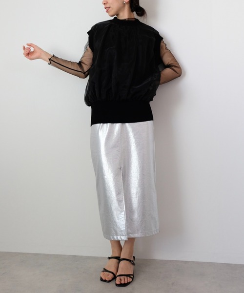 DOLLUPOOPS（ドールアップウップス）の「オーガンジートップス（その他トップス・レディース・オフホワイト・38）」の6枚目の写真