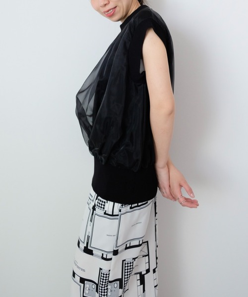 DOLLUPOOPS（ドールアップウップス）の「オーガンジートップス（その他トップス・レディース・オフホワイト・38）」の5枚目の写真