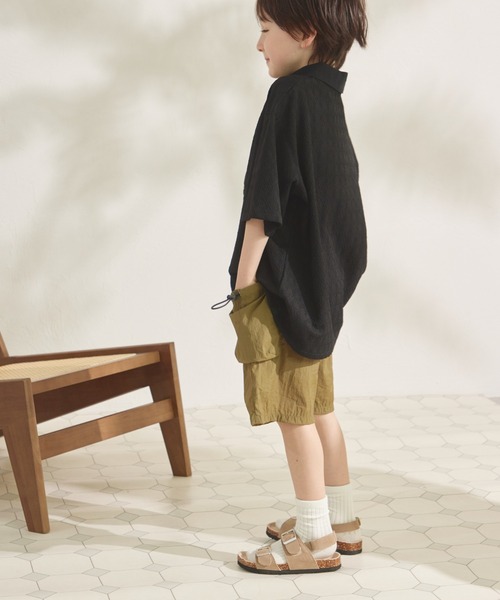 pairmanon（ペアマノン）の「スエードタッチ ベルト コンフォートサンダル（サンダル・キッズ・ベージュ系その他・19/18/20/22/21/15 /16/17）」の4枚目の写真