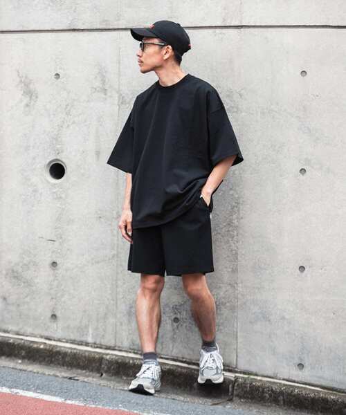 URBAN RESEARCH（アーバンリサーチ）の「FUNCTIONAL WIDE SHORTS（その他パンツ・メンズ・ネイビー/ブラック・1/2）」の5枚目の写真
