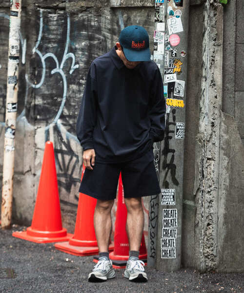 URBAN RESEARCH（アーバンリサーチ）の「FUNCTIONAL WIDE SHORTS（その他パンツ・メンズ・ネイビー/ブラック・1/2）」の14枚目の写真