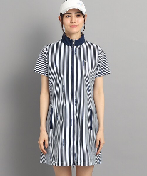 ADABAT ネイビー ワンピース ADABAT ネイビー ワンピース 美品✨adabat ゴルフワンピース ネイビー L