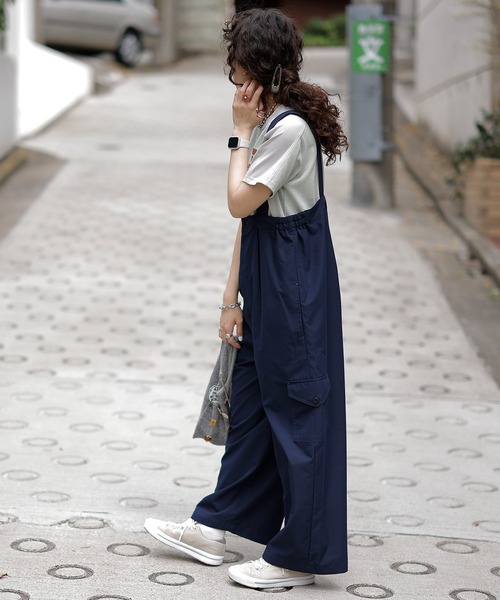 DOUBLE NAME（ダブルネーム）の「ＤＮＣ　ＲＥＴＯＲＯ　ＳＰＯＲＴＳ配色ラインＴＥＥ（Tシャツ/カットソー・レディース・グリーン/オフホワイト/ブラック・FREE）」の13枚目の写真