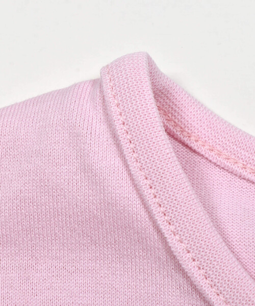 BeBe（ベベ）の「【お揃い】立体フラワーモチーフ半袖Tシャツ(90~150cm)（Tシャツ/カットソー・キッズ・ピンク/ネイビー・130cm/140cm/150cm/120cm/110cm/100cm/90cm）」の8枚目の写真