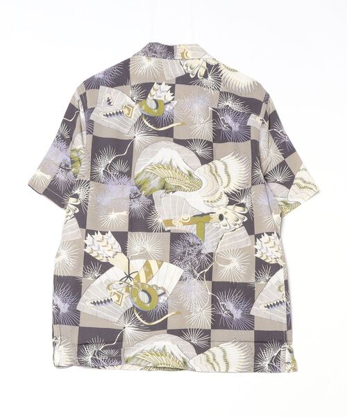 ALLSAINTS(オールセインツ)の「SEBASTIAN FLORAL PRINT RELAXED FIT SHIRT | SEBASTIAN フローラル プリント リラックス フィット シャツ(シャツ/ブラウス・メンズ・グレー系その他・S/M/XL/L/XS)」の2枚目の写真