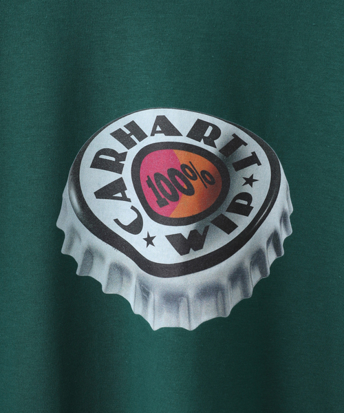 Carhartt(カーハート)の「Carhartt S/S BOTTLE CAP T-SHIRT I033179(Tシャツ/カットソー・メンズ・ブルー/グリーン・MEDIUM/LARGE)」の8枚目の写真