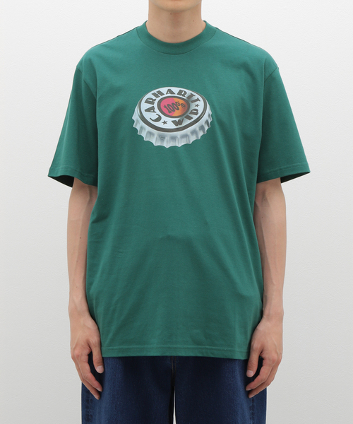 Carhartt(カーハート)の「Carhartt S/S BOTTLE CAP T-SHIRT I033179(Tシャツ/カットソー・メンズ・ブルー/グリーン・MEDIUM/LARGE)」の14枚目の写真