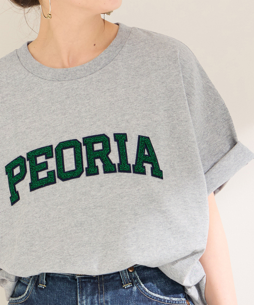 B.C STOCK(ベーセーストック)の「ラメ刺繍ロゴTEE(Tシャツ/カットソー・レディース・ホワイト/チャコールグレー/ネイビー・FREE)」の12枚目の写真