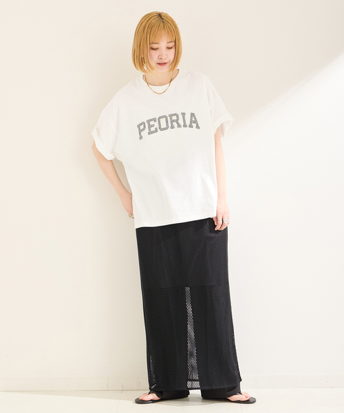 B.C STOCK(ベーセーストック)の「ラメ刺繍ロゴTEE(Tシャツ/カットソー・レディース・ホワイト/チャコールグレー/ネイビー・FREE)」の13枚目の写真