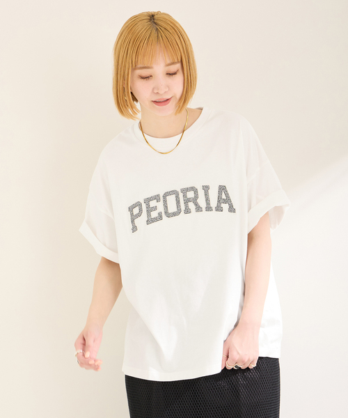 B.C STOCK(ベーセーストック)の「ラメ刺繍ロゴTEE(Tシャツ/カットソー・レディース・ホワイト/チャコールグレー/ネイビー・FREE)」の17枚目の写真