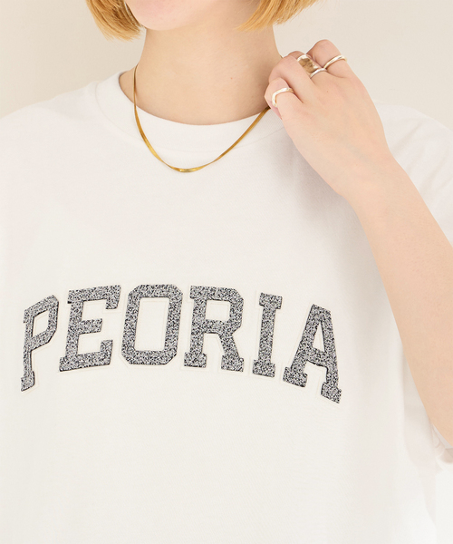 B.C STOCK(ベーセーストック)の「ラメ刺繍ロゴTEE(Tシャツ/カットソー・レディース・ホワイト/チャコールグレー/ネイビー・FREE)」の22枚目の写真