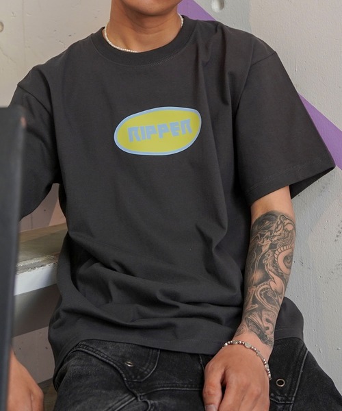 【RIPPER】サークルロゴ Tシャツ / Circle Logo T-Shirt（Tシャツ/カットソー）｜RIPPER（リッパー）