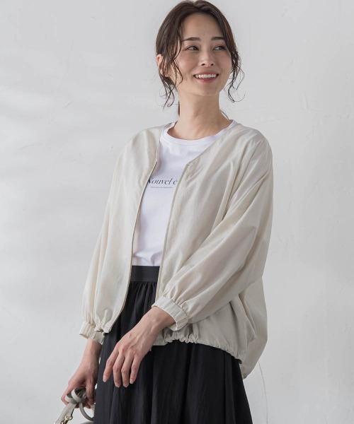 LAUTREAMONT（ロートレアモン）の「撥水シアーブルゾン≪手洗い可能