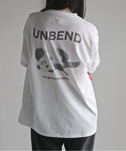 COURO(コウロ)の「アニマルワンポイント刺繍バックプリントTシャツ(Tシャツ/カットソー・レディース・ホワイト系7/ホワイト系8/ホワイト/ホワイト系4/ホワイト系6/ホワイト系3/ホワイト系5/ホワイト系/ホワイト系1/ホワイト系2・M/L/XL)」の4枚目の写真