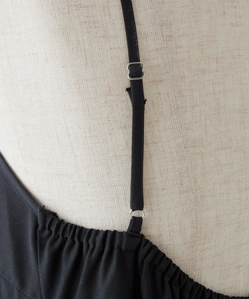 one after another NICE CLAUP（ワンアフターアナザーナイスクラップ）の「肩リボンティアードワンピース/WEB限定アイテム/リバイバル（ワンピース・レディース・ブラック/アイボリー/レッド/ピンク/グレー・MEDIUM/SMALL）」の7枚目の写真