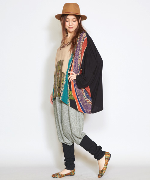 チャイハネ（チャイハネ）の「【チャイハネ】バルーンシルエット リラックスパンツ / レギンス（その他パンツ・レディース・カーキ/ブラック/ベージュ/ネイビー/ブラウン・FREE）」の22枚目の写真