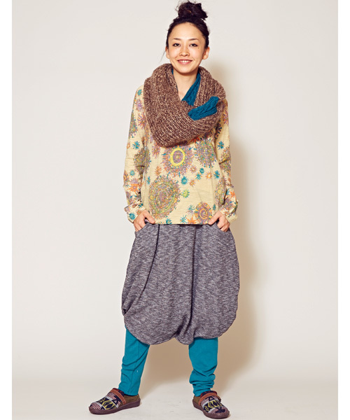 チャイハネ（チャイハネ）の「【チャイハネ】バルーンシルエット リラックスパンツ / レギンス（その他パンツ・レディース・カーキ/ブラック/ベージュ/ネイビー/ブラウン・FREE）」の18枚目の写真