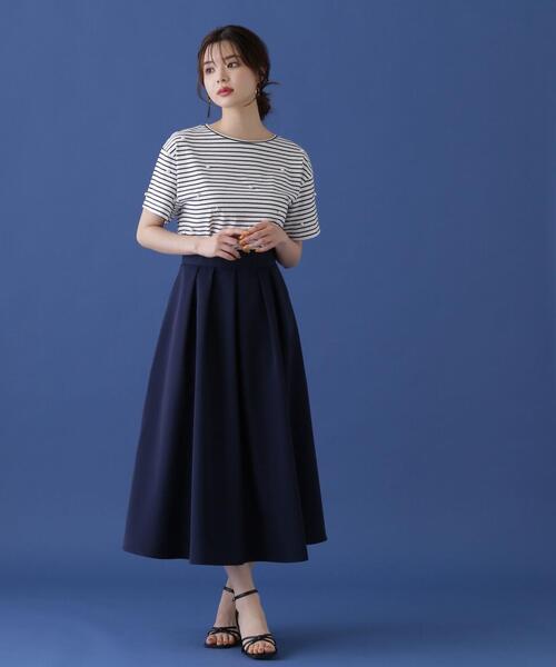 PROPORTION BODY DRESSING（プロポーションボディドレッシング）の「パールＴシャツ / 1214260601（Tシャツ/カットソー・レディース・ダークネイビー/ホワイト/ブルー系その他・FREE）」の12枚目の写真