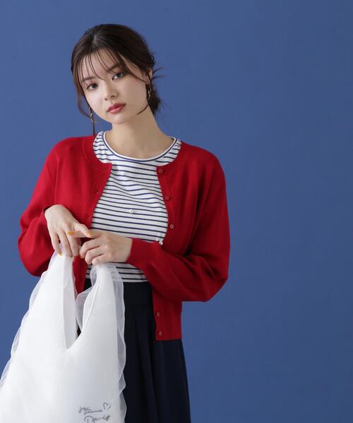 PROPORTION BODY DRESSING（プロポーションボディドレッシング）の「パールＴシャツ / 1214260601（Tシャツ/カットソー・レディース・ダークネイビー/ホワイト/ブルー系その他・FREE）」の11枚目の写真