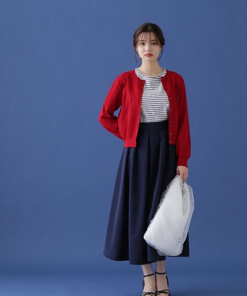 PROPORTION BODY DRESSING（プロポーションボディドレッシング）の「パールＴシャツ / 1214260601（Tシャツ/カットソー・レディース・ダークネイビー/ホワイト/ブルー系その他・FREE）」の10枚目の写真