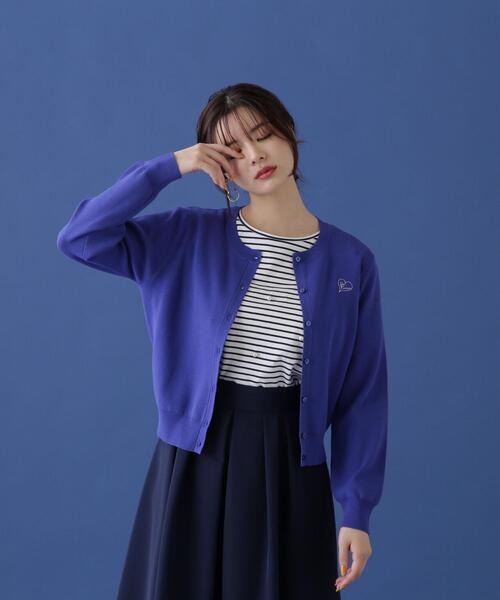 PROPORTION BODY DRESSING（プロポーションボディドレッシング）の「パールＴシャツ / 1214260601（Tシャツ/カットソー・レディース・ダークネイビー/ホワイト/ブルー系その他・FREE）」の9枚目の写真