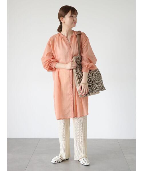 Lugnoncure(ルノンキュール)の「編地切替ニットパンツ(その他パンツ・レディース・グレー/オフホワイト/ブラック・F)」の10枚目の写真