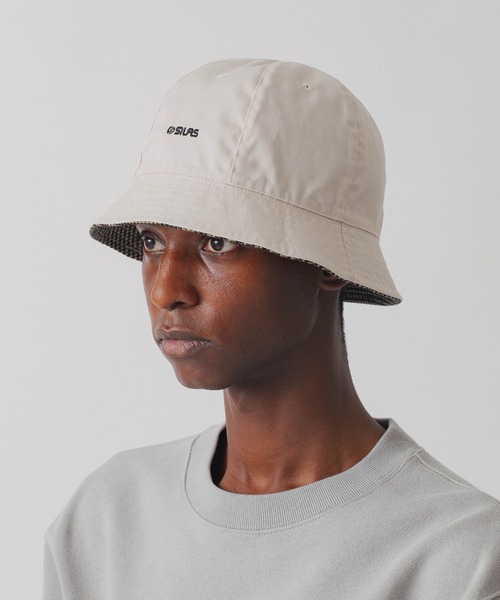 SILAS(サイラス)の「REVERSIBLE BELL HAT(ハット・メンズ・ブラック/ベージュ/グリーン・ONE SIZE)」の8枚目の写真